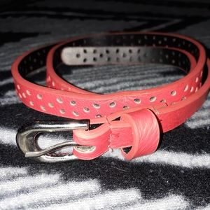 Red/Orange Belt with holes